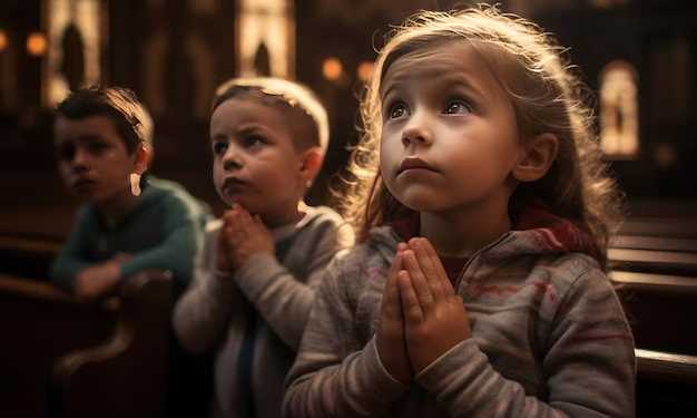Oración para rezar a la Virgen para niños