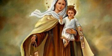Reza el Rosario a Nuestra Señora del Carmen - Misterios Gloriosos